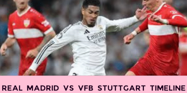 Real Madrid vs vfb Stuttgart Timeline