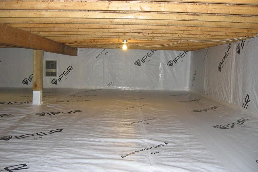 crawl space floor covering